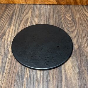 Costa Nova Black Ceramic Plate
